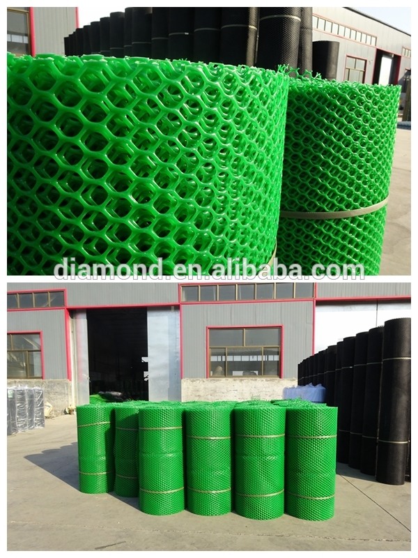 Factory White hard hdpe hexagonal plastic mesh - Diamond Wire Netting